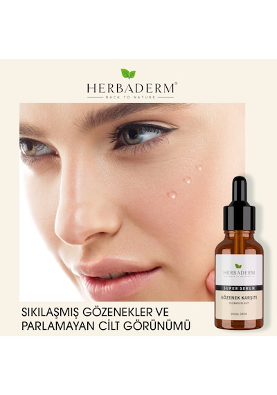 Superserum Oleanolik Asit Gözenek Karşıtı Doğal Yüz Serumu