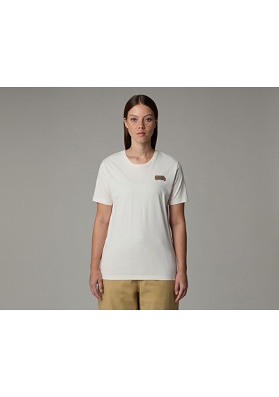 The North Face W Ss Outdoor Graphic Tee Kadın Outdoor Tişörtü Nf0a8c22qlı1 Beyaz Beyaz