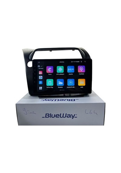 Honda Civic 2006-2011 Blueway 4-64 Profesyonel Oem Multimedia 9"