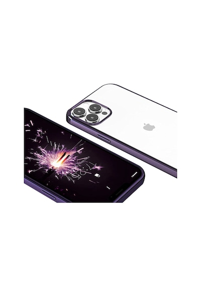 Apple Uyumlu iPhone 13 Pro Kılıf Zore Pixel Kapak Derin Mor