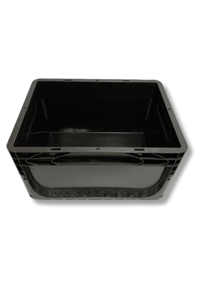 Alpbx 1.kalite Siyah Plastik Kasa 40x30x22 Cm - Kutu 21 Litre