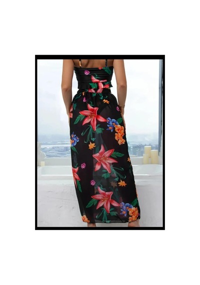 Nisanurtekstil Yüksek Bel Bohemia Mayo Set Üç Parça Çiçek Baskı Bikini Mayo Çok Renkli Çok Renkli Nisanurtekstil Yüksek Bel Bohemia Mayo Set Üç Parça Çiçek Baskı Bikini Mayo Çok Renkli Çok Renkli