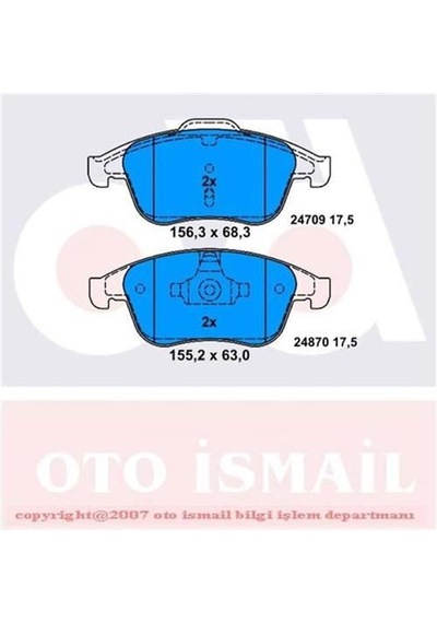 BOSCH 986494556 Fren Balatası Ön CLIO IV 13- 1.6 Rs Megane III 08- Laguna III 07- Scenic III 08- Latitude 11-