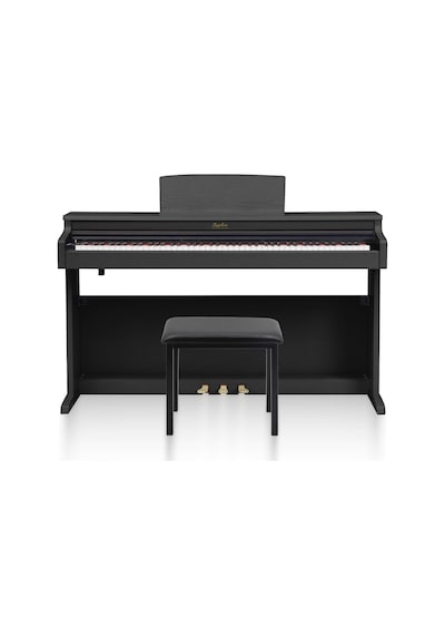 Jwin Sapphire Sdp-380 Çekiç Aksiyonlu 88 Tuşlu Dijital Piyano + Tabure - Siyah