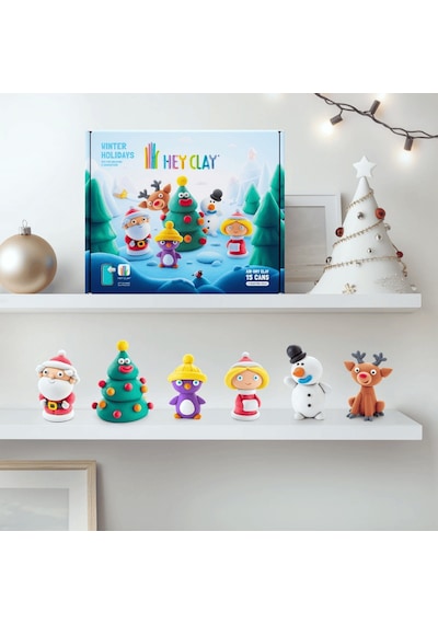 Hey Clay Yaratıcı Kil Seti - Winter Holidays