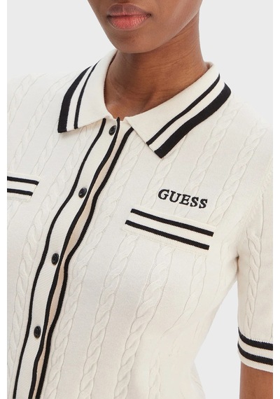 Guess Bayan Hırka V6rr02 Z4652 G1o6 Beyaz Beyaz