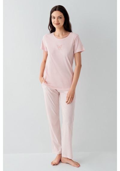 Arnetta Kadın Pembe Pijama Takım Ar3593-s-v1 Pembe