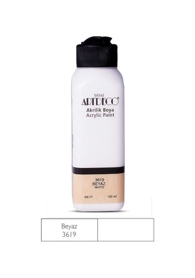 Artdeco 3619 Beyaz Akrilik Boya 140 ML