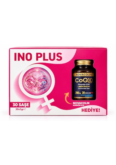 Ino Plus Miyo-inositol Metil Folat D3 30 Saşe + Coq10 30 Kapsül