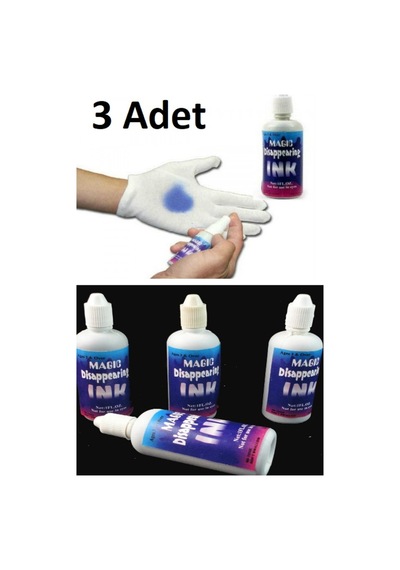 3 Adet Sihirli Şaka Mürekkebi Çoklu Renkli