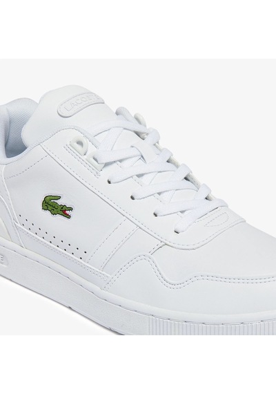 Lacoste T-clip Hakiki Deri Erkek Beyaz Sneaker Beyaz