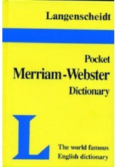 Pocket Merriam-Webster Dictionary İng'Den İng'Ye - Langenscheidt
