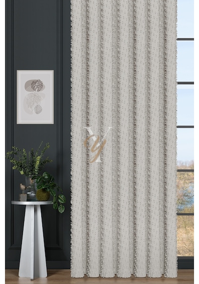Linda Fon Perde V-6001 Krem Krem
