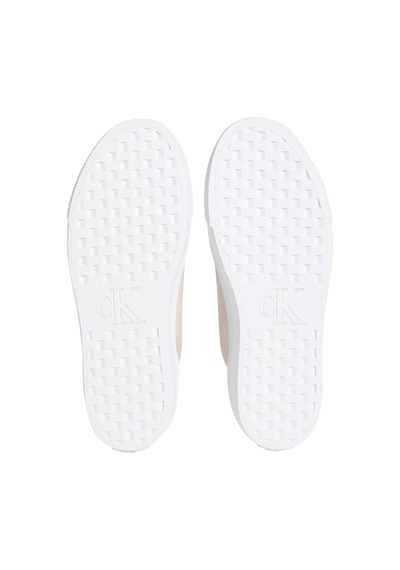 Calvin Klein Kadın Vulc Flatform Low Canvas Mg Pudra Sneaker-13898