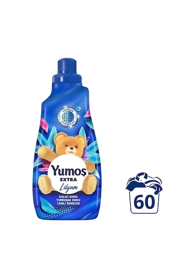 Yumoş Extra Konsantre Çamaşır Yumuşatıcısı Kalıcı Koku Renkliler Için Lilyum 1440 Ml 60 Yıkama Diğer