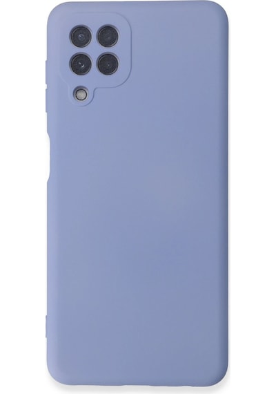 Newface - 114 - Samsung Uyumlu Galaxy A22 Kılıf Nano İçi Kadife Silikon - Kmrsfres - - Lila LİLA