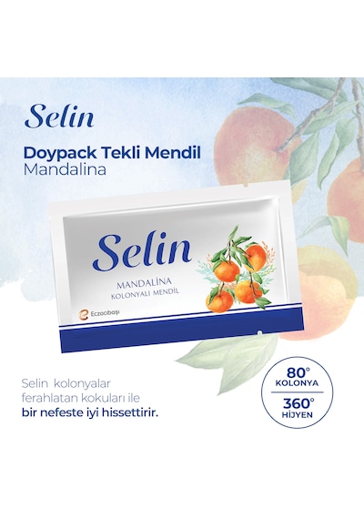 Selin Kolonyalı Mendil - 45 Adet