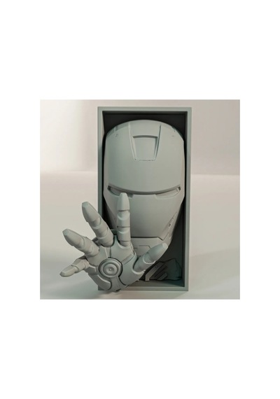 Iron Man Tasarımlı Book Nook Kitap Arası Dekoru