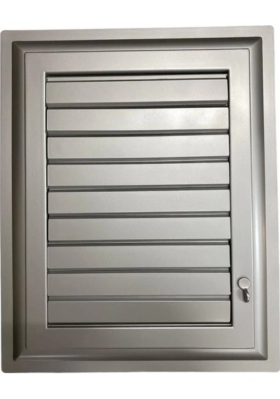 Mey İthalat Plastik Menfez 65x65 Gümüş Banyo Wc Havalandırma