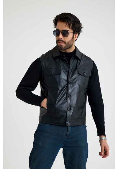 Franko Armondi Jean Model Erkek Yelek E64-ylk-899-20222 Siyah