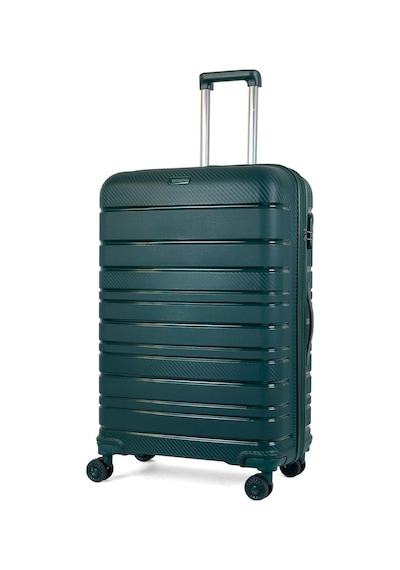 Reymond Luggage Karbon PP Seyahat Valizi Horizon Serisi Kırılmaz Bavul, Zümrüt Yeşili - Büyük Boy Yeşil