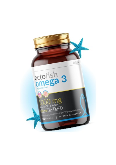 Epa Dha Kokusuz Octofish İsviçre Omega 3 Balık Yağı 30 Kapsül