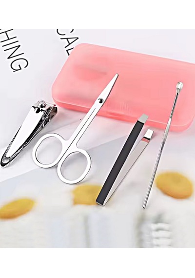 4'lü Set Manikür Pedikür Seti Mini Boy Seyahat Bakım Seti