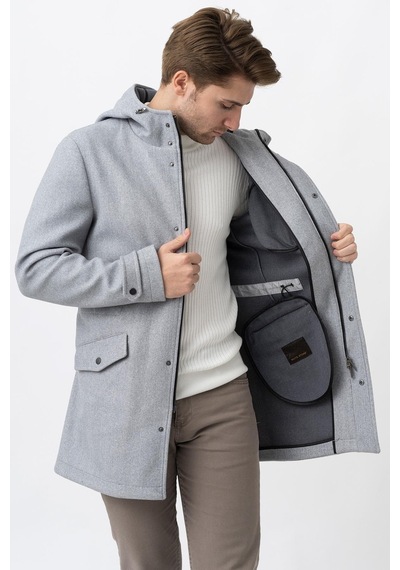 White Stone Bogotá 242401 Slim Fit Kaban Gri-Gri