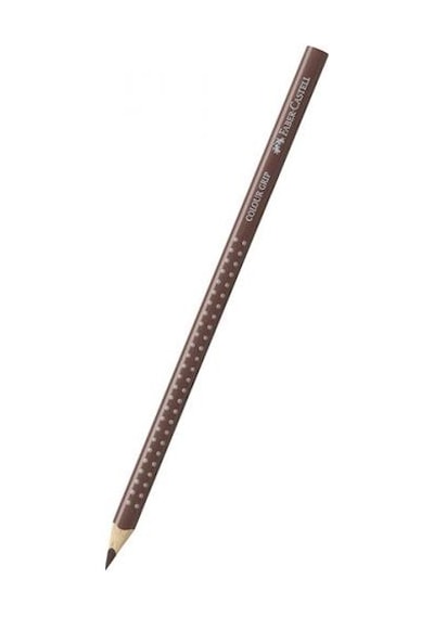 Faber-Castell Grip Boya K. Van Dyck Kahve Tekli