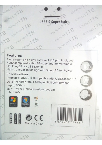 Usb 4 Port Çoklayıcı 3.0 Hub