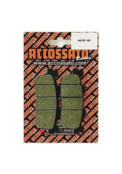 Accossato Organik Fren Balatası Agpp107or X-town 125 Joymax 250 Xmax 400 Kymco Xcıtıng 250 300 Daelım S3 Sym Nht 200 Ön 286 607 427