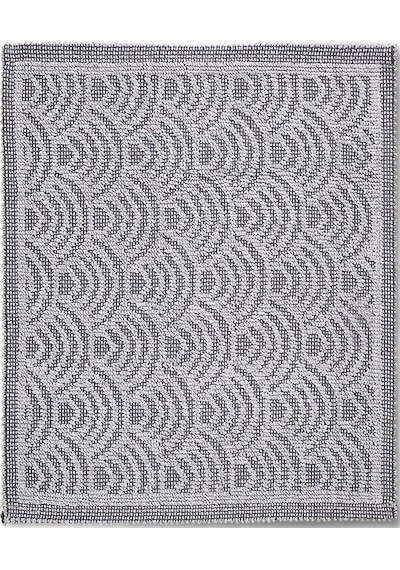 Shell Doğal Pamuklu 2'li Banyo Kilim Seti 60x100+50x60 Cm - Gri