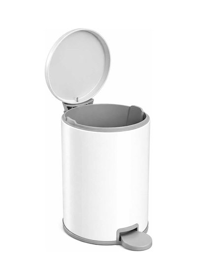 Cigo 3 Lt Banyo Mutfak Ofis Çelik Çöp Kovası - Beyaz-7308