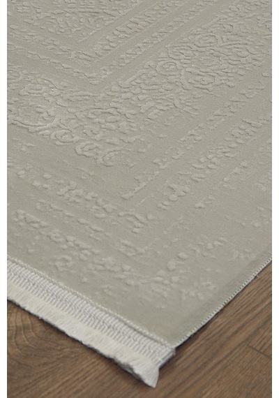 Kashe Halı Harmony 6039 Gri Salon Halısı Oturma Odası Halısı Koridor Halısı Mutfak Halısı Modern Makine Halısı Gri 3