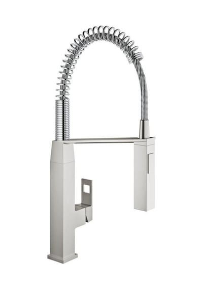 Grohe Spiralli 2 Fonksiyonlu Prof. Cube S.Steel Eviye Bataryası -31395DC0