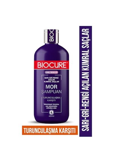 Biocure Turunculaşma Karşıtı Mor Şampuan 400 ML