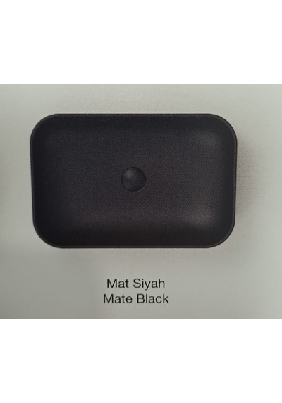 Loft Çanak Lavabo 40x60cm Turavit - Mat Siyah Diğer