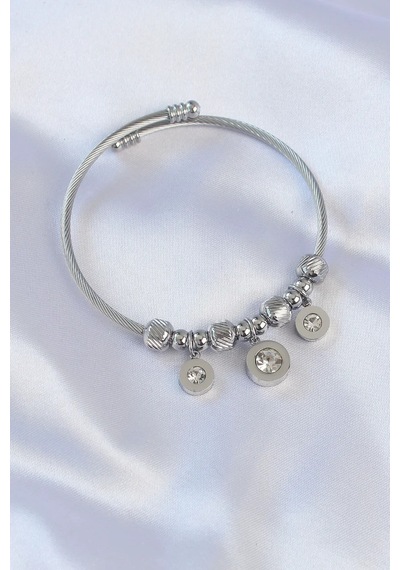 316l Çelik Gümüş Renk Zirkon Taşlı Model Charm Bileklik Eb-53-vice/ 1395 2830 Çok Renkli 84546825