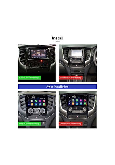 Mıtsubıshı Pajero 2017+ Multimedya Navigasyon Usb Kamera Carplayer Uyumlu