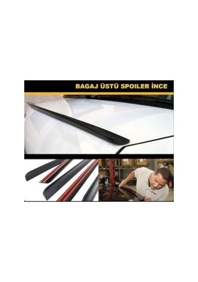 Tiger Marketing Lada Samara Uyumlu Bagaj Üstü Spoiler, 3,6 Cm X 135 Cm, Siyah