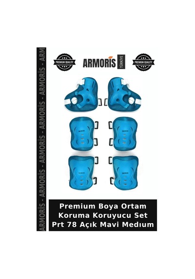 Premium Boya Ortam Koruma Koruyucu Set Prt 78 Açık Mavi Medıum