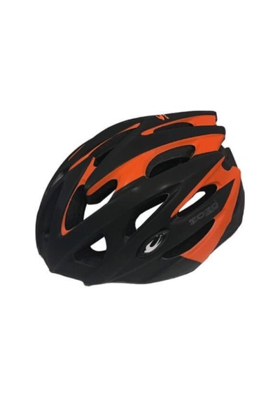 Kron Zozo - Kask - Mv29 - Arka Led Lambalı - Fileli - Siyah/turuncu - M Beden