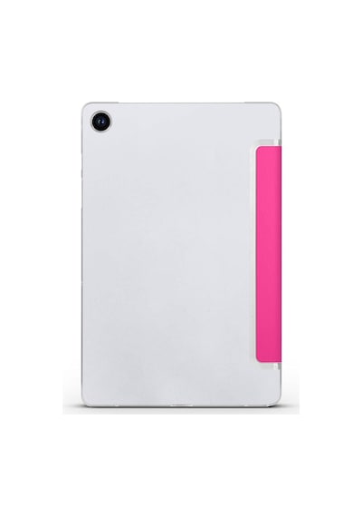Galaxy Tab A9 Plus Uyumlu Zore Smart Cover Standlı 1-1 Kılıf-pembe Koyu Tablet Kılıfı