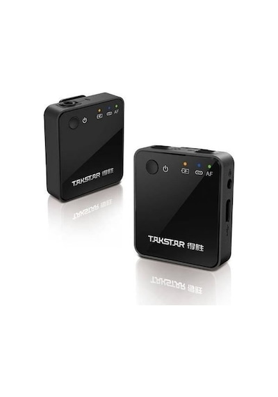 Takstar V1 2.4 Ghz Kablosuz Video Kamera Yaka Mikrofonu - Tek Kiş