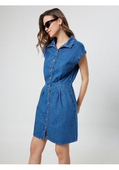 LOFT Slim Fit Kadın Elbise Lf2032645 Q1.v1 Denim