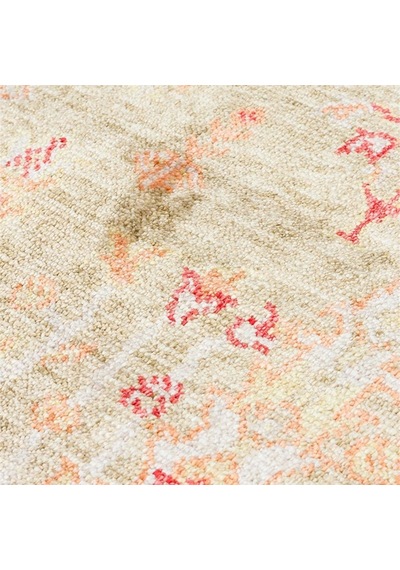 Hoom Rugs Nepal Zr 08 Yün Viskon Tensel Green Autumn Otantik Modern Uşak Halısı Çok Renkli