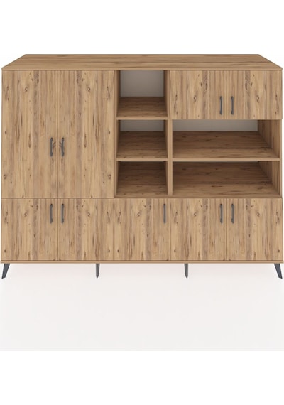 Kronos Dolap 14 Raflı 9 Kapaklı 220x59x163 Çam-çam Çam-çam Kronos Dolap 14 Raflı 9 Kapaklı 220x59x163 Çam-çam Çam-çam