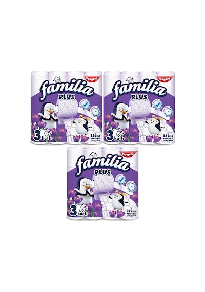 Familia Plus Tuvalet Kağıdı 3 Katlı 96 Lı Paket Sihirli Çiçekler