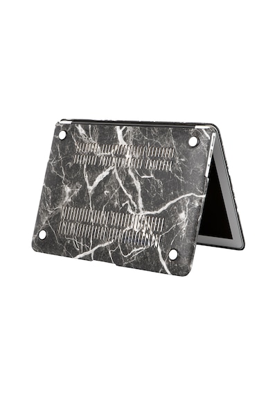 Apple Uyumlu MacBook Air M1 Sert Kapak Kılıf Darbe Emici İnce Premium Koruyucu Çizik Önleyici A2337 A2179 A1932 Siyah
