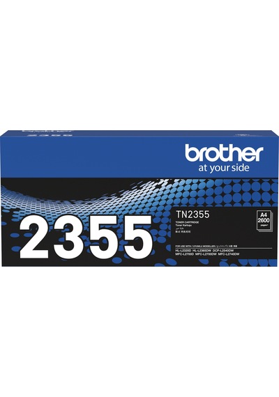 Brother Tn-2355 2600 Sayfa Kapasiteli Siyah Toner